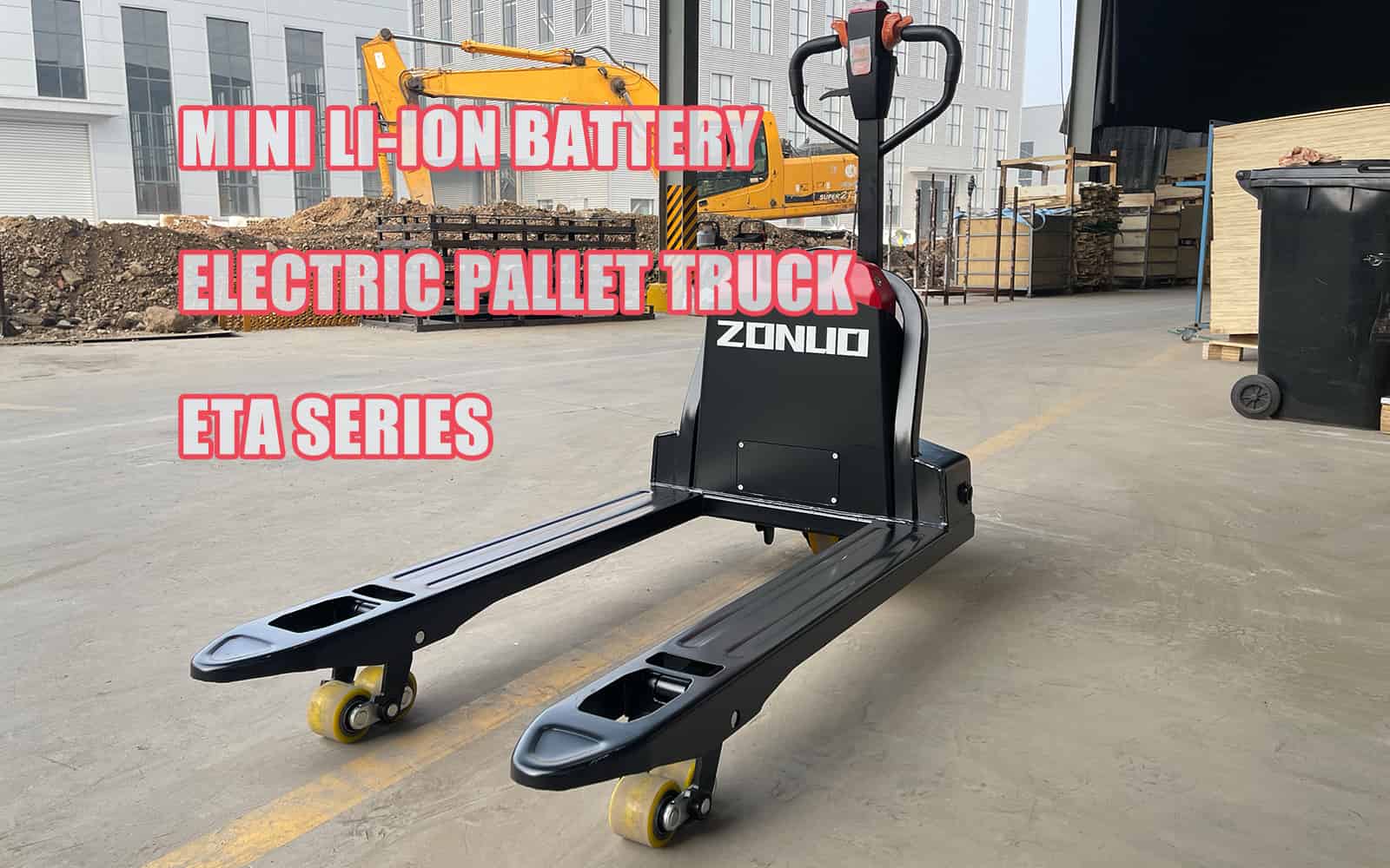 Transpaleta eléctrica mini de iones de litio de la serie ETA