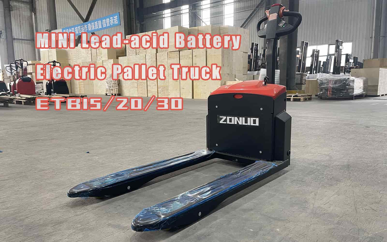 Transpaleta eléctrica ZoNuo Mini de plomo y ácido: un diseño innovador que genera una nueva experiencia en el manejo logístico.