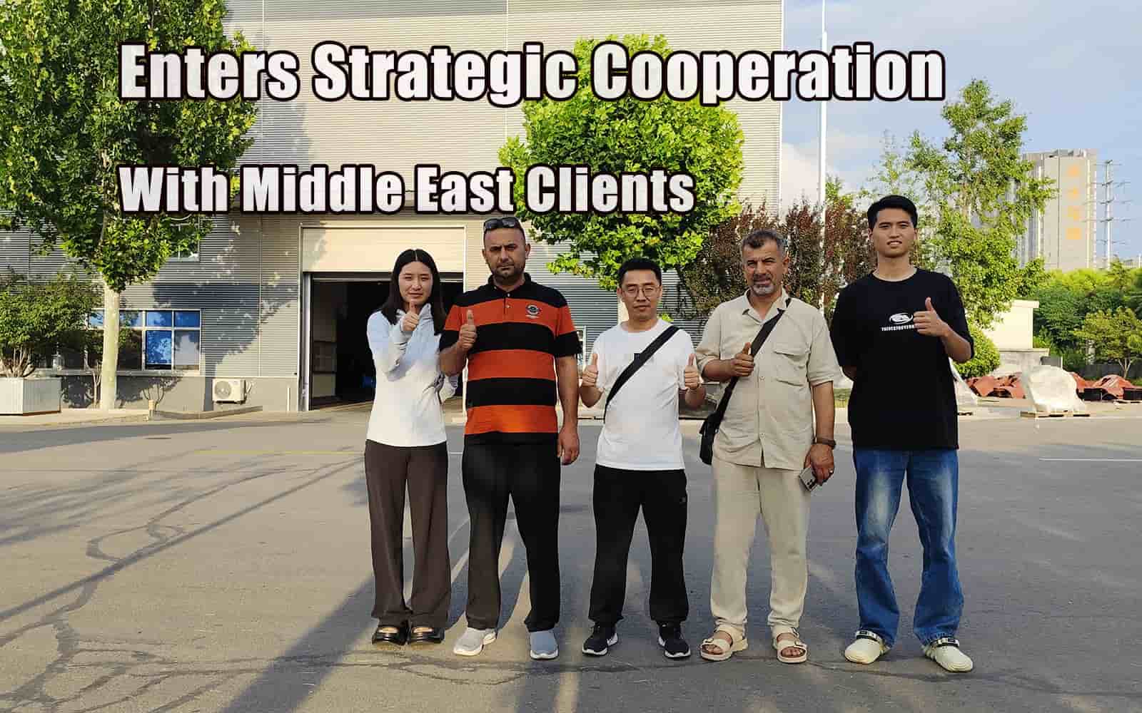 ZoNuo establece una cooperación estratégica con clientes de Oriente Medio. Las carretillas elevadoras diésel obtienen un gran reconocimiento en el mercado internacional.