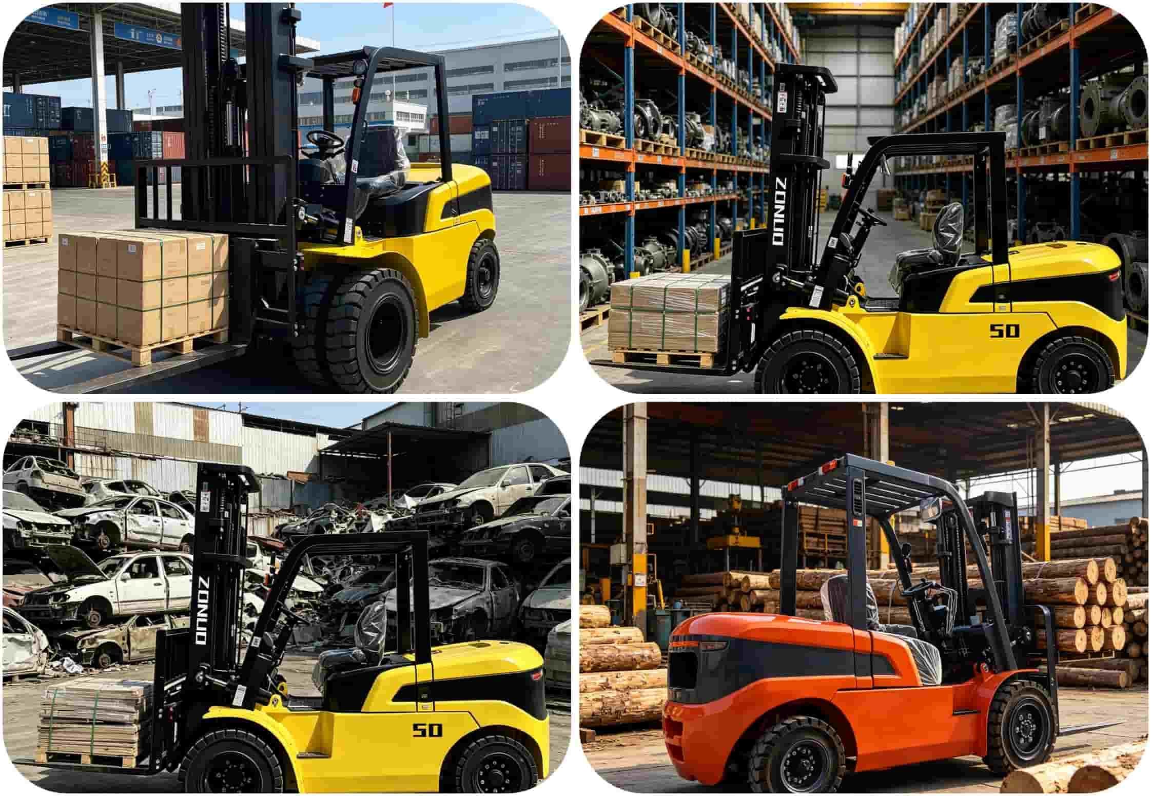 5000kg Construction Diesel Forklift For Sale
