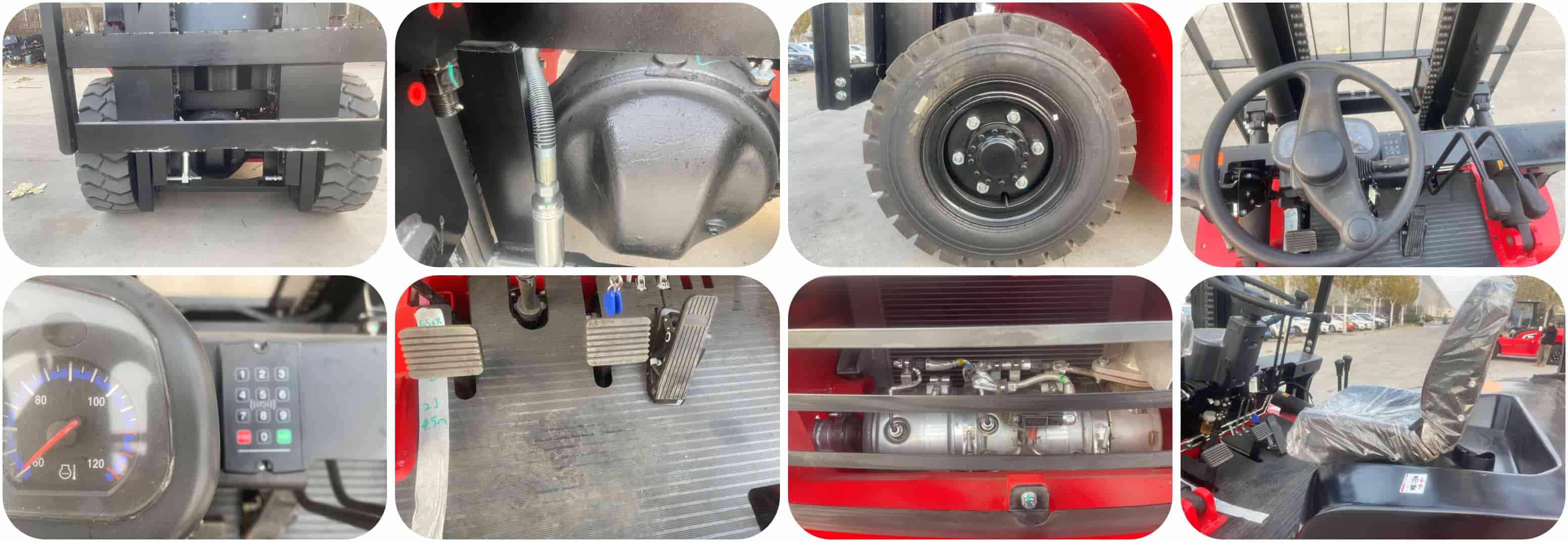 Outdoor Diesel Engine Powered Forklift 5000kg