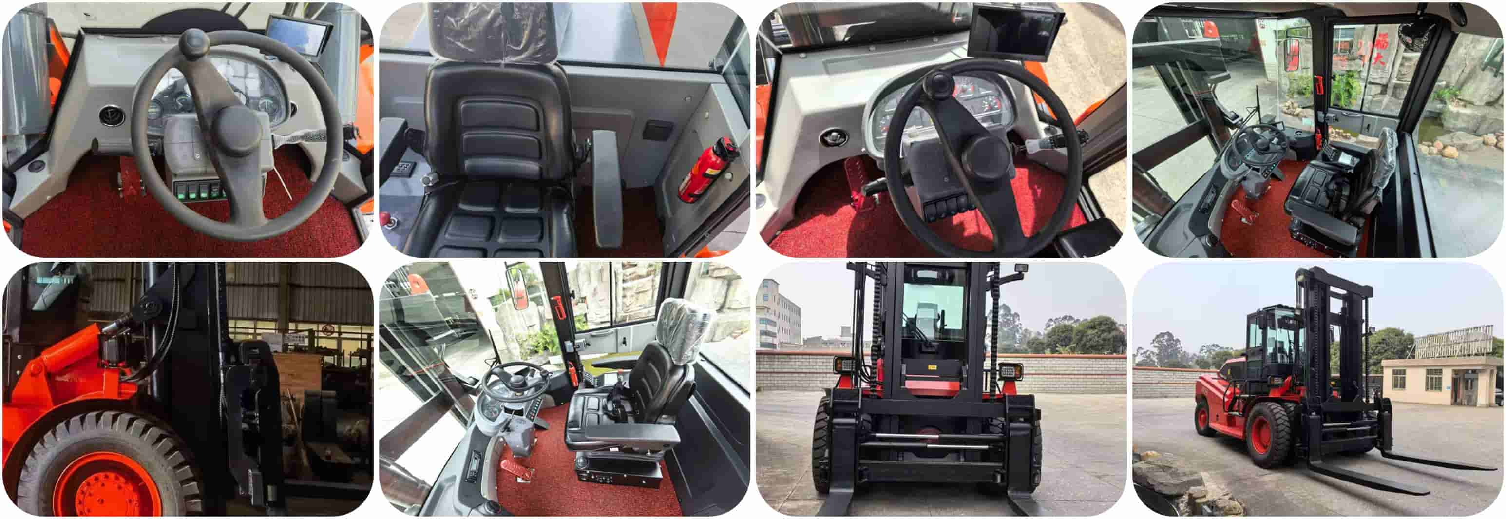 Industrial Heavy Capacity Forklift Truck 16T