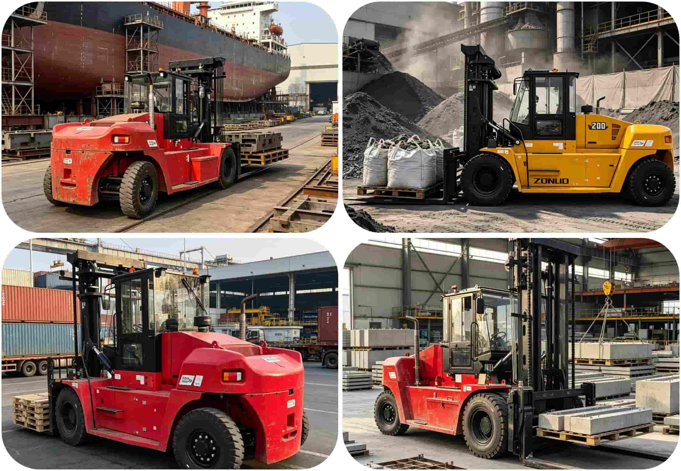18 Ton Diesel Forklift Truck With Cummins Engine